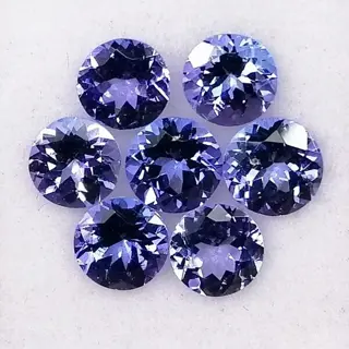 7 pcsTanzaniet - 3.77 ct