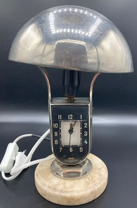 MOFÉM - Bureaulamp, Klok, Tafellamp, Wekker