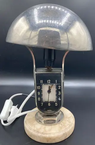 MOFÉM - Bureaulamp, Klok, Tafellamp, Wekker