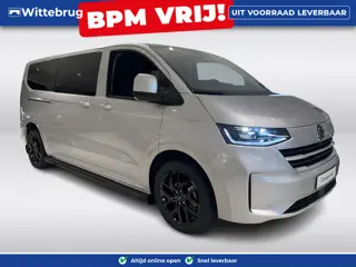 Volkswagen Transporter 2.0 TDI 170 PK AutomaatL2H1 30 Bulli / Dubbel Cabine Exclusive , zwarte velge