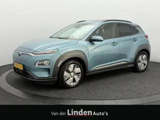 Hyundai KONA EV Limited 64 kWh 3- Fase SOH 94,6% | Warmtepomp | Elektrisch Schuif/Kanteldak | Trekha