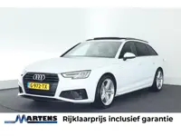 Audi A4 Avant 40 TFSI 190pk Sport S line black edition Trekhaak 360Camera Panoramadak Stoelverwarmin
