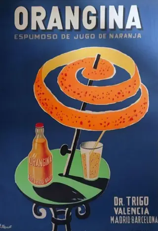 Bernard Villemot, (after) - Orangina, bebida refrescante -