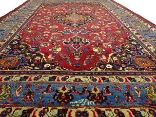 Gesigneerde Meshed - Gereinigd Vloerkleed - 294 cm - 203 cm