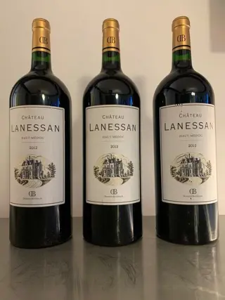 2012 Château Lanessan - Bordeaux - 3 Magnum (1,5 L)