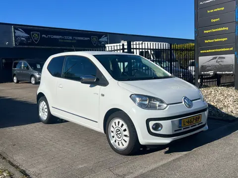 Volkswagen Up! 1.0 high up! WHITE EDITION #Navi#stoelverw#Zuinig rijden!