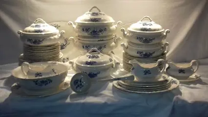 Petrus Regout - Tafelservies voor 12, diner servies (55) -