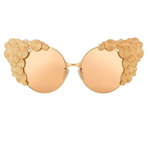 Khaleda and Fahad - Cat Eyes Yellow Gold by Linda Farrow -