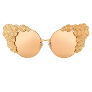 Khaleda and Fahad - Cat Eyes Yellow Gold by Linda Farrow -