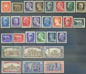 Koninkrijk Italië - ‘Imperiale’ and Holy Year 1925, two sets.