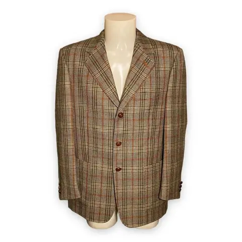 Yves Saint Laurent - Exclusive Tartan 100% Wool Blazer