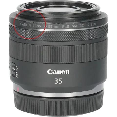 Tweedehands Canon RF 35mm f/1.8 IS Macro STM CM6662
