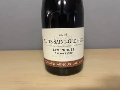 2015 Nuits Saint Georges 1° Cru " Les Proces" - Domaine Arnoux-Lachaux - Bourgondië - 1 Fles (0,75 liter)