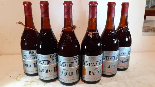 1958 Fontanafredda - Barolo - 6 Flessen (0.72L)