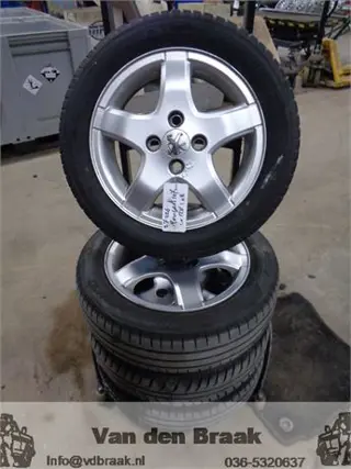 Peugeot 107 2005-2014 Aluminium velgenset 14 inch