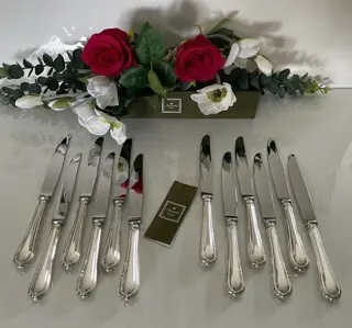 Christofle - Dessertmessen (12) - Verzilverd - Spatour