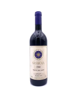 1988 Tenuta San Guido, Sassicaia - Super Tuscans - 1 Fles