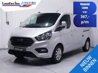 Ford Transit Custom 2.0 TDCI 170 pk Aut. L2H1 Limited 2x Schuifdeur Airco, Apple Carplay, Camera, Tr