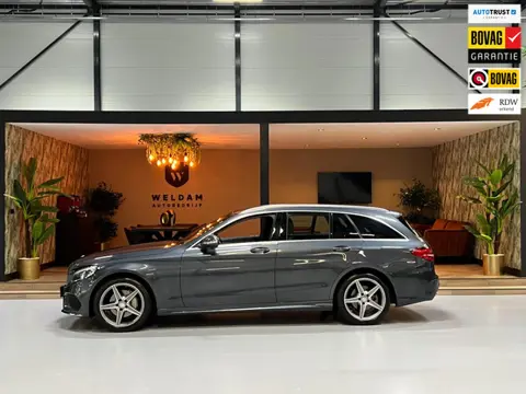 Mercedes-Benz C-klasse 180 AMG Garantie Trekhaak Leder Elek Achterklep StoelVW Cruise Navi Clima Rij