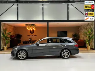 Mercedes-Benz C-klasse 180 AMG Garantie Trekhaak Leder Elek Achterklep StoelVW Cruise Navi Clima Rij