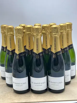 De Saint Gall "Le Tradition" - Champagne 1er Cru - 12 Halve