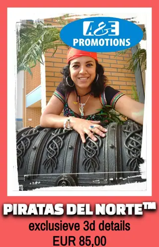 pirates of the caribbean schatkist authentiek huren zeerover attributen kanon etc.