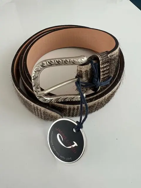 Jacob Cohen - NEW - HandMade in Italy - Ponyskin - Riem