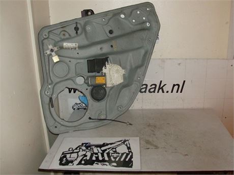 VW Golf 5 deurs 1998-2003 Elec. raammechaniek rechts achter