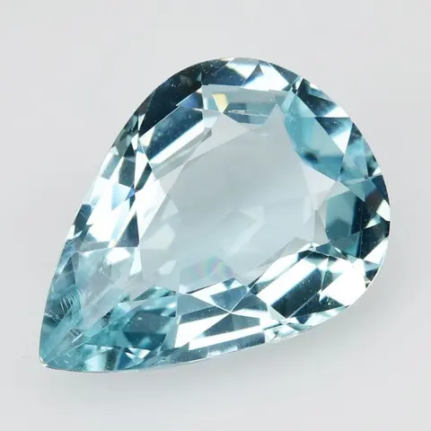 Groenachtig blauw Aquamarijn - 5.54 ct