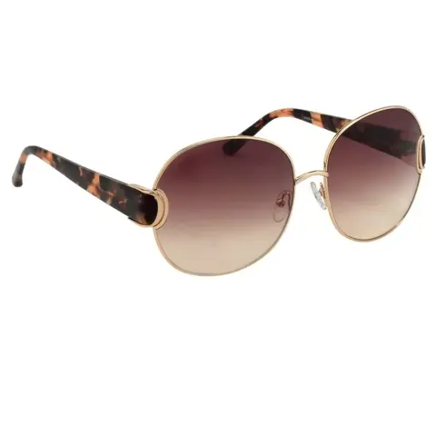 Oscar De La Renta - Oversized Gold and Brown By Linda