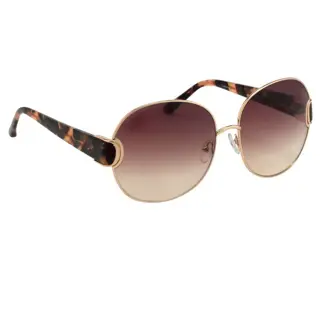 Oscar De La Renta - Oversized Gold and Brown By Linda