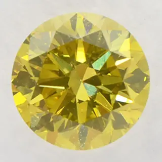 1 pcs Diamant - 1.03 ct - Rond - Color Enhanced - fancy