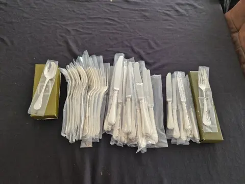 Christofle - Tafelservies (48) - Louis XVI - Verzilverd -