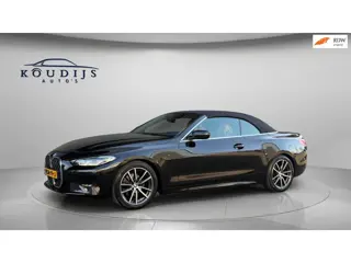 BMW 4-serie Cabrio 420i High Executive, HUD, Nek/Stoel/Stuur verw., Keyless, Camera, Carplay