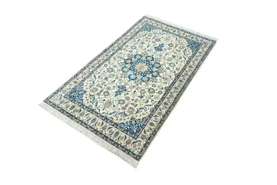 Nain - Zeer fijn vloerkleed met veel zijde - 197 cm - 117 cm