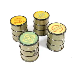 Märklin - 2736 G - Olievaten Spoor 0 - Vier benzinevaten