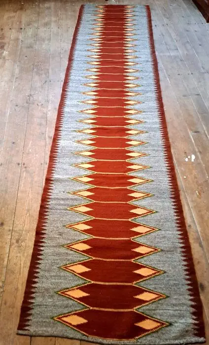 Modern Colorful Kelim Rugs - Kelim - 360 cm - 85 cm
