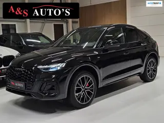 Audi Q5 Sportback 50 TFSI e 3x S line Panoramadak Rs stoelen Matrix Camera Sfeer Trekhaak Elektr kof