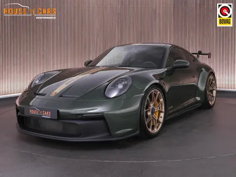 Porsche 911 GT3 992 |dealer onderhouden|Oakgreen metallic|neodyme wielen|keramisch|Bose|lift|sportui