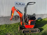 Kubota U10-5 minigraafmachine CW00 met 3 bakken (bj 2024)