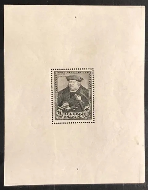 België 1935 - Wereldtentoonstelling Brussel - Francois de Tassis "Zonder stempel in rand"- Blok 4A - POSTFRIS - OBP BL4A