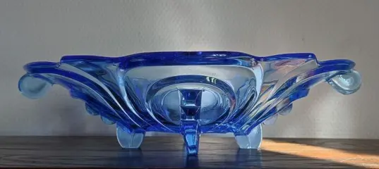 August Walther &amp; Söhne - Sierlijke blauwe semi