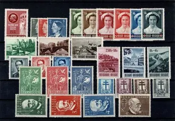 België 1953 - Volledig jaar 1953 - OBP 908/937