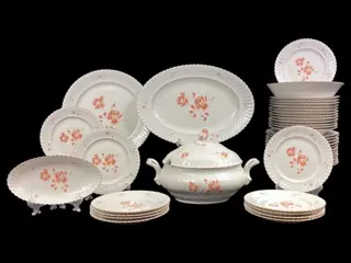 Al-Ka Kaiser - Tafelservies voor 12 (41) - Goud, Porselein