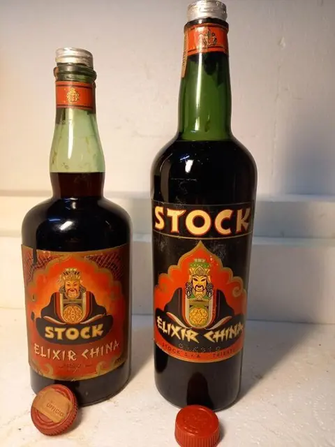 Stock - Elixir China - b. jaren 1950 - 1,0 Liter - 2 flessen