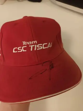 Team CSC - Wielrennen - Laurent Jalabert - 2002 - Pet