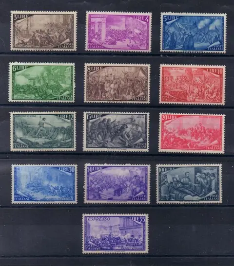 Italiaanse Republiek - Risorgimento with express mail