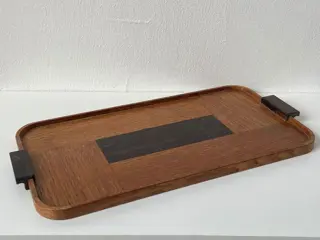 Art Deco dienblad met inlegwerk - Amsterdamse school