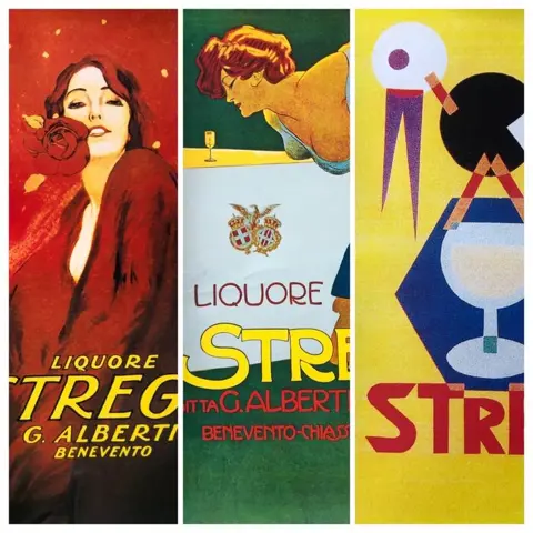 Marcello Dudovich, Fortunato Depero - Liquore Strega -