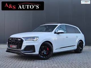 Audi Q7 55 TFSI e Quattro 3x S line Pano Luchtvering Rs stoelen Trekhaak Acc Camera Elektr stoelen